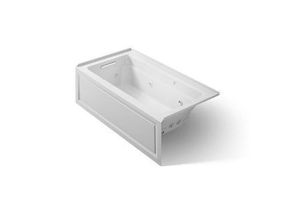 Kohler - Archer 60 X 32 Inch Alcove Heated Bubblemassage Air Bath And Whirlpool, W/Integral Apron