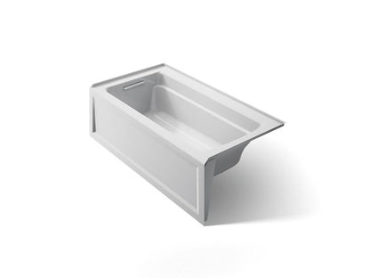 Kohler - Archer 60 X 32 Inch Alcove Bath With Bask Heated Surface And Integral Apron