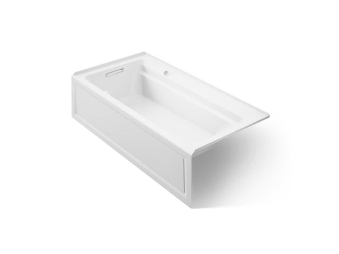 Kohler - Archer 72 X 36 Inch Alcove Heated Bubblemassage Air Bath With Bask Heated Surface And Integral Apron