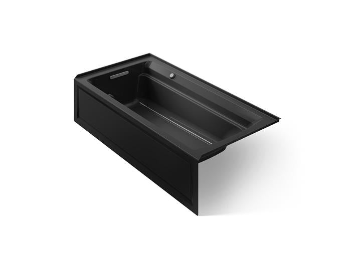 Kohler - Archer 72 X 36 Inch Alcove Heated Bubblemassage Air Bath With Bask Heated Surface And Integral Apron