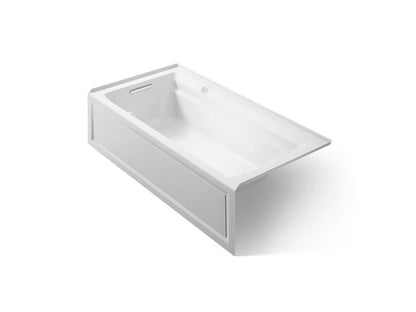 Kohler - Archer 72 X 36 Inch Alcove Heated Bubblemassage Air Bath With Bask Heated Surface And Integral Apron