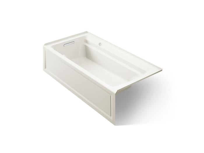 Kohler - Archer 72 X 36 Inch Alcove Heated Bubblemassage Air Bath With Bask Heated Surface And Integral Apron