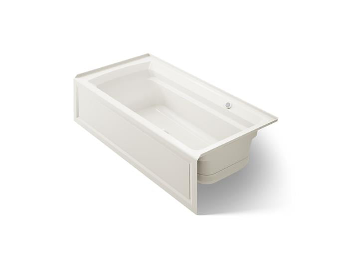 Kohler - Archer 72 X 36 Inch Alcove Heated Bubblemassage Air Bath With Bask Heated Surface And Integral Apron