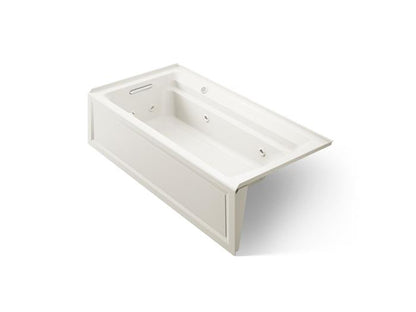 Kohler - Archer 72 X 36 Inch Alcove Whirlpool Bath With Bask Heated Surface And Integral Apron