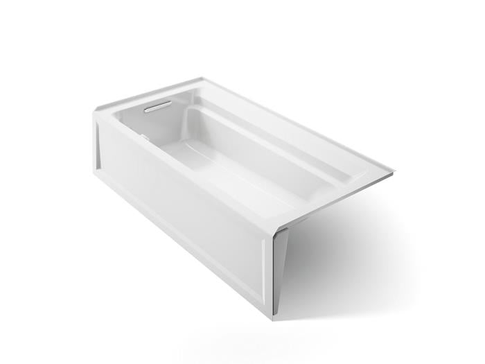 Kohler - Archer 72 X 36 Inch Alcove Bath With Bask Heated Surface And Integral Apron