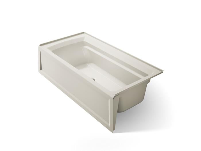 Kohler - Archer 72 X 36 Inch Alcove Bath With Bask Heated Surface And Integral Apron