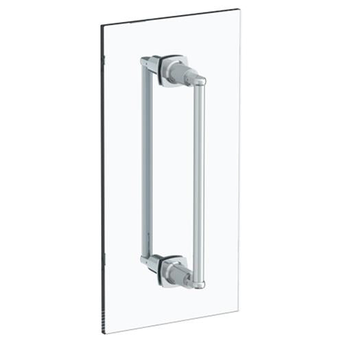 Watermark - H-Line 18 Inch double shower door pull/ glass mount towel bar