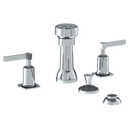 Watermark - H-Line Deck Mounted 4-Hole Bidet