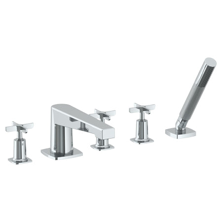 Watermark - H-Line Deck Mounted 5 Hole Bath Set