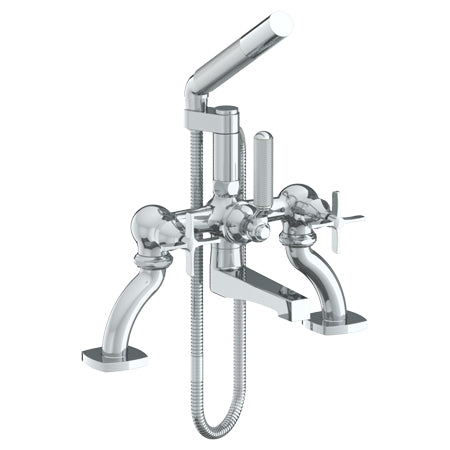 Watermark - H-Line Deck Mounted Exposed Bath Set With Hand Shower