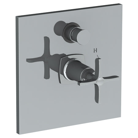 Watermark - H-Line Wall Mounted Pressure Balance Shower Trim With Diverter, 7 Inch