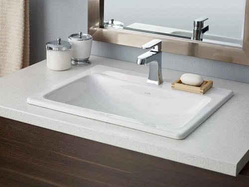 Cheviot - Manhattan Drop-In Sink, 17 3/4 Inch, White, Single Hole Drilling