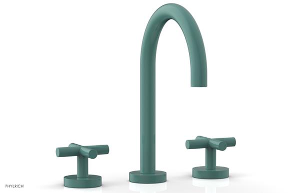 Phylrich - Transition Widespread Faucet - Cross Handle High Spout