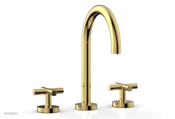 Phylrich - Transition Widespread Faucet - Cross Handle High Spout