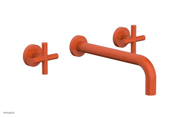 Phylrich - Transition Wall Lavatory Set 10 Inch Spout - Cross Handles