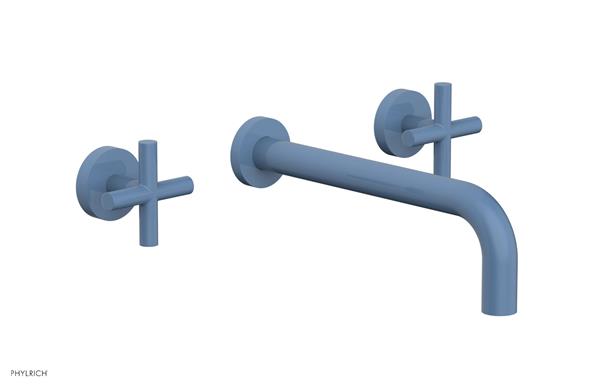 Phylrich - Transition Wall Lavatory Set 10 Inch Spout - Cross Handles