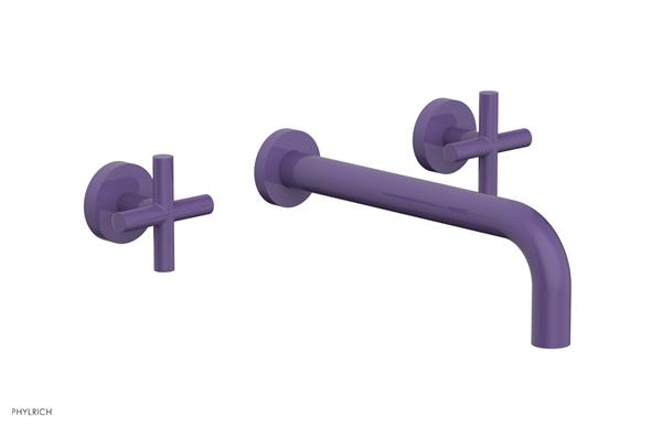 Phylrich - Transition Wall Lavatory Set 10 Inch Spout - Cross Handles