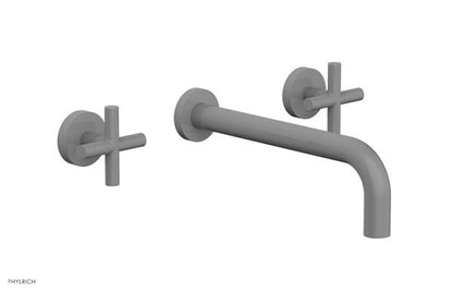 Phylrich - Transition Wall Lavatory Set 10 Inch Spout - Cross Handles