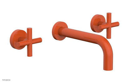 Phylrich - Transition Wall Lavatory Set 7-1/2 Inch Spout - Cross Handles