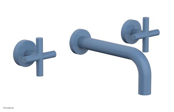 Phylrich - Transition Wall Lavatory Set 7-1/2 Inch Spout - Cross Handles