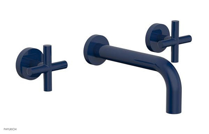 Phylrich - Transition Wall Lavatory Set 7-1/2 Inch Spout - Cross Handles