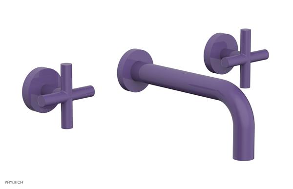 Phylrich - Transition Wall Lavatory Set 7-1/2 Inch Spout - Cross Handles