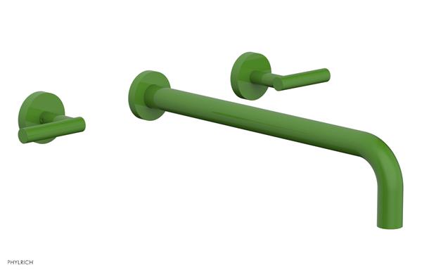 Phylrich - Transition Wall Lavatory Set 14 Inch Spout - Lever Handles