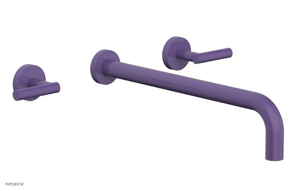 Phylrich - Transition Wall Lavatory Set 14 Inch Spout - Lever Handles