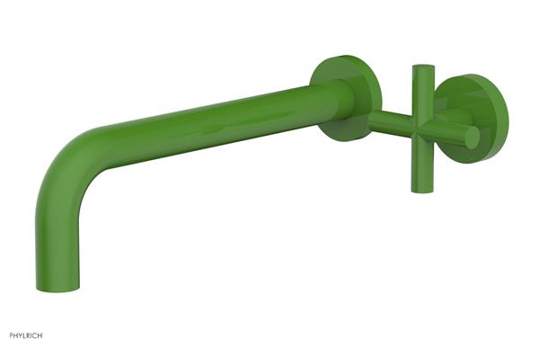 Phylrich - Transition 10 Inch Single Handle Wall Lavatory Set - Cross Handle