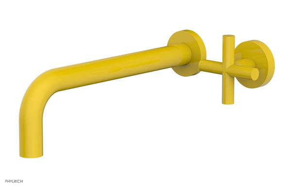 Phylrich - Transition 10 Inch Single Handle Wall Lavatory Set - Cross Handle