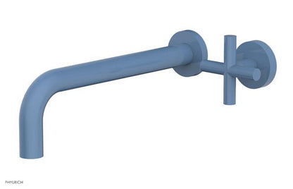Phylrich - Transition 10 Inch Single Handle Wall Lavatory Set - Cross Handle