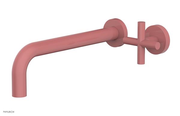Phylrich - Transition 10 Inch Single Handle Wall Lavatory Set - Cross Handle
