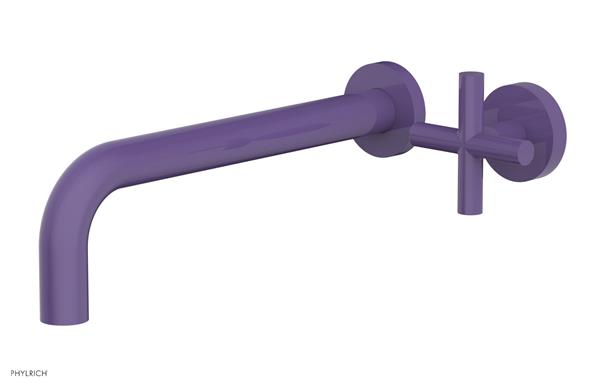 Phylrich - Transition 10 Inch Single Handle Wall Lavatory Set - Cross Handle