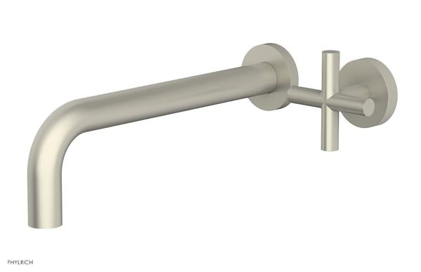 Phylrich - Transition 10 Inch Single Handle Wall Lavatory Set - Cross Handle