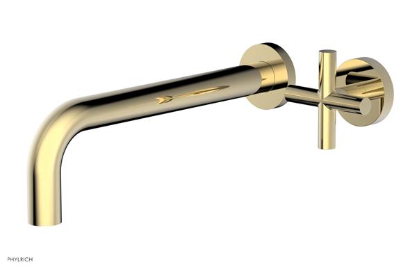 Phylrich - Transition 10 Inch Single Handle Wall Lavatory Set - Cross Handle