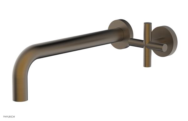Phylrich - Transition 10 Inch Single Handle Wall Lavatory Set - Cross Handle