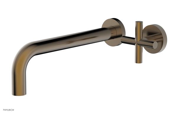 Phylrich - Transition 10 Inch Single Handle Wall Lavatory Set - Cross Handle