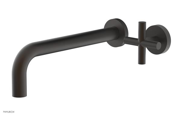 Phylrich - Transition 10 Inch Single Handle Wall Lavatory Set - Cross Handle