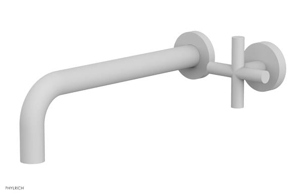 Phylrich - Transition 10 Inch Single Handle Wall Lavatory Set - Cross Handle