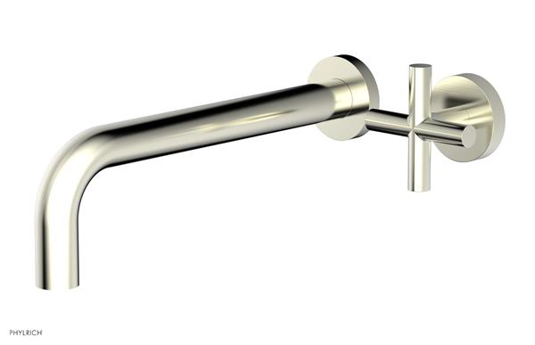 Phylrich - Transition 10 Inch Single Handle Wall Lavatory Set - Cross Handle