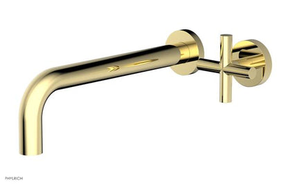 Phylrich - Transition 10 Inch Single Handle Wall Lavatory Set - Cross Handle