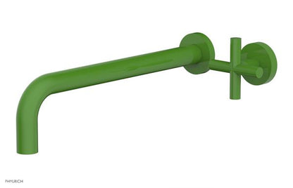 Phylrich - Transition 12 Inch Single Handle Wall Lavatory Set - Cross Handle
