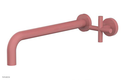 Phylrich - Transition 12 Inch Single Handle Wall Lavatory Set - Cross Handle