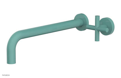 Phylrich - Transition 12 Inch Single Handle Wall Lavatory Set - Cross Handle
