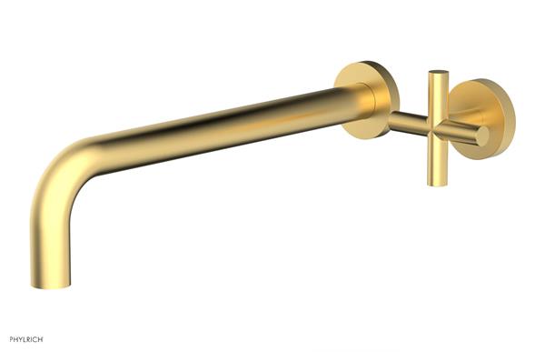 Phylrich - Transition 12 Inch Single Handle Wall Lavatory Set - Cross Handle