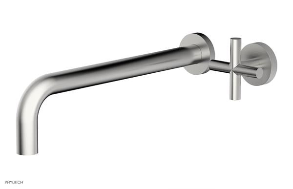 Phylrich - Transition 12 Inch Single Handle Wall Lavatory Set - Cross Handle