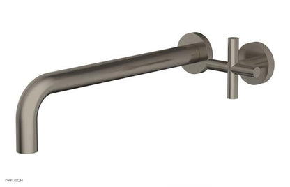 Phylrich - Transition 12 Inch Single Handle Wall Lavatory Set - Cross Handle