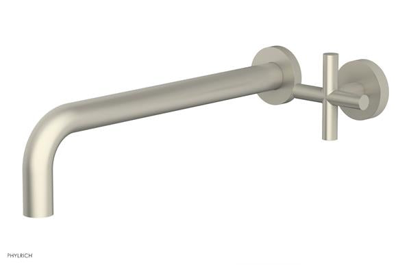 Phylrich - Transition 12 Inch Single Handle Wall Lavatory Set - Cross Handle
