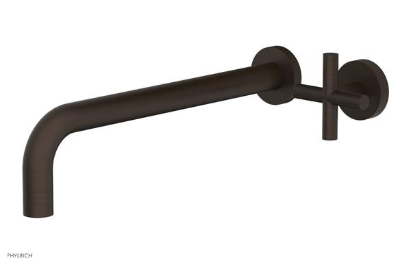 Phylrich - Transition 12 Inch Single Handle Wall Lavatory Set - Cross Handle