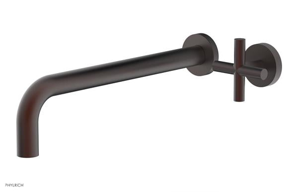 Phylrich - Transition 12 Inch Single Handle Wall Lavatory Set - Cross Handle